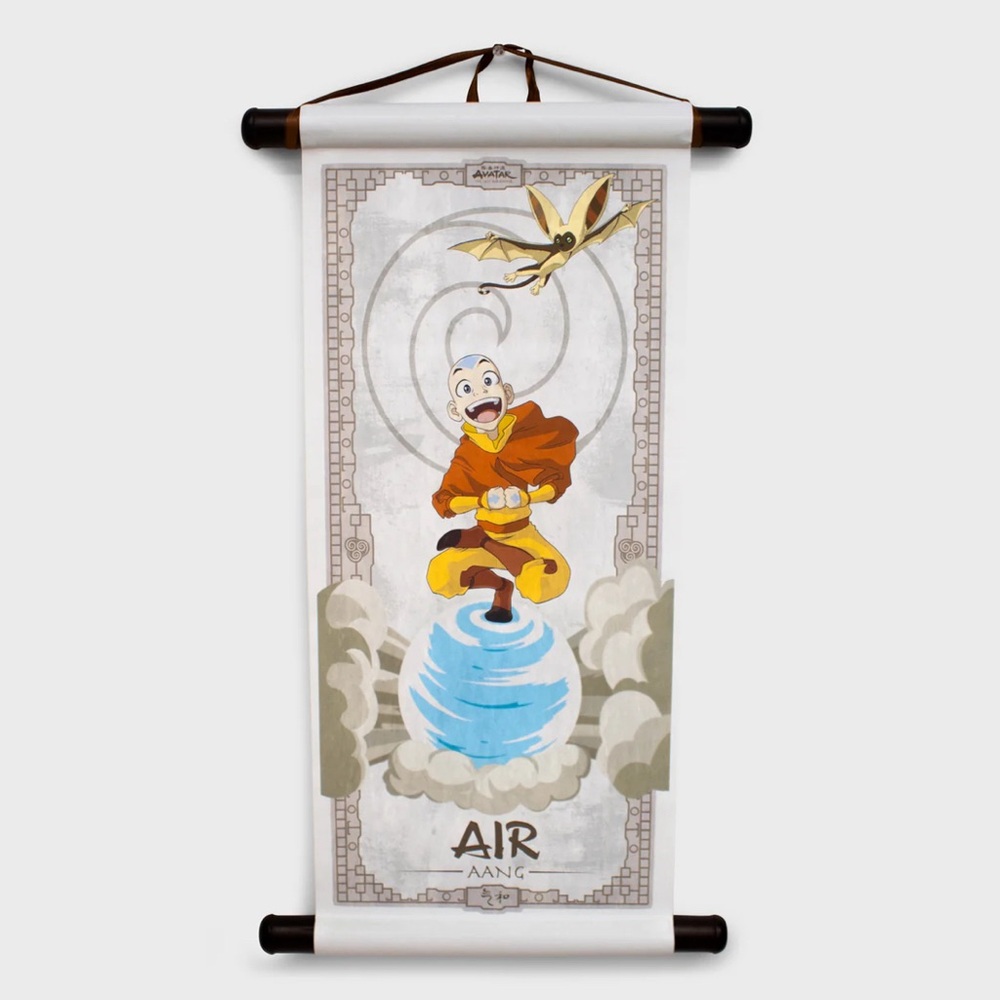 CultureFly Avatar The Last Airbender Avatar Cycle Collector Aang Air Wall Scroll